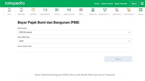 Cara Bayar PBB Online di Tokopedia. Mudah dan Sederhana!.